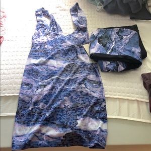 Multi colored tank and pants